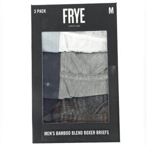 NWB‎ FRYE MENS 3 PK BAMBOO BLEND BOXER BRIEFS Ultrasoft SMALL, MEDIUM